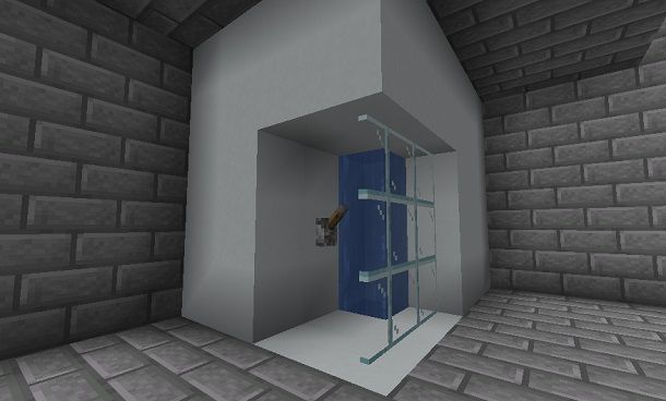 Minecraft progetto doccia completo