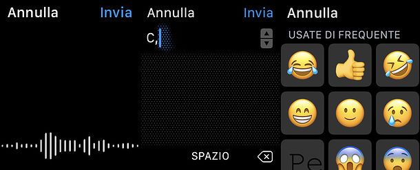 Risposta a WhatsApp su Apple Watch