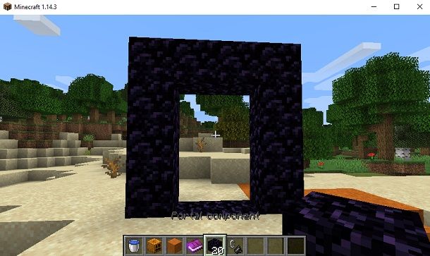 Portale per il Nether Minecraft