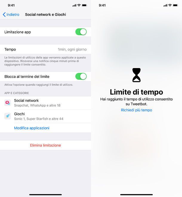 Blocco app iPhone