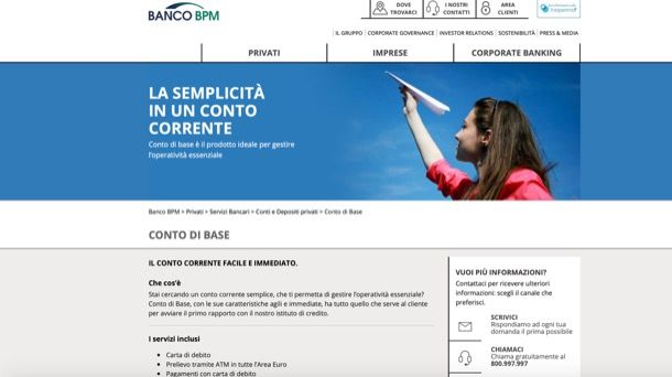 BPM conto online