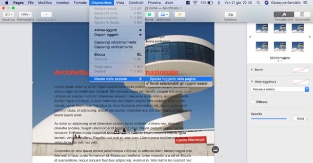Sfondo Pages