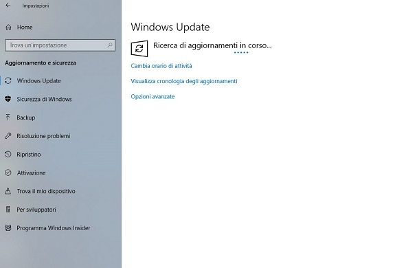 Windows Update di Windows 10