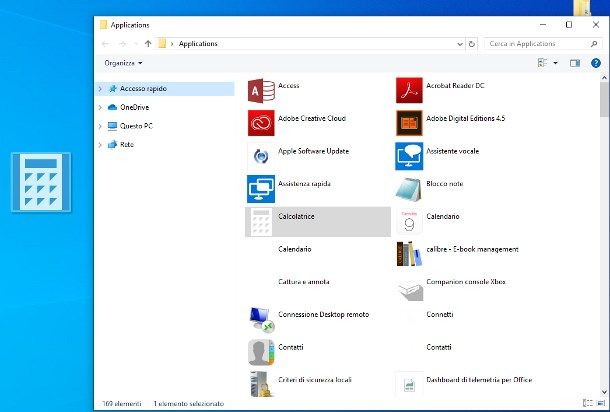 Come mettere un'app sul desktop di Windows 10