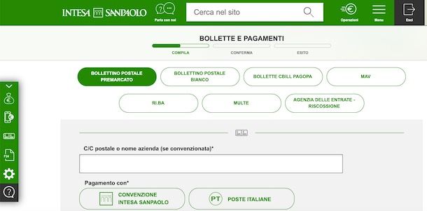 Bollettino con Intesa Sanpaolo