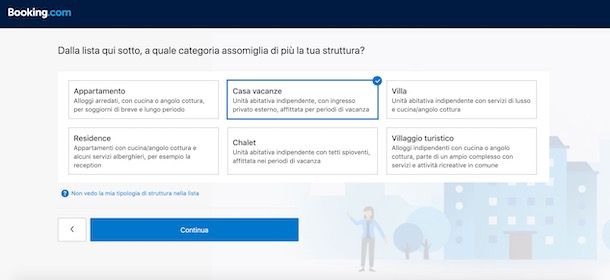 Affittare casa vacanza su Booking