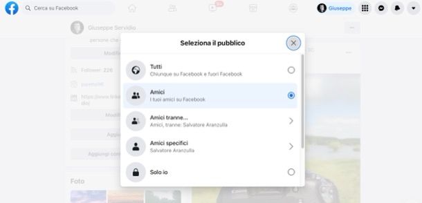 Come impedire la condivisione di post su Facebook