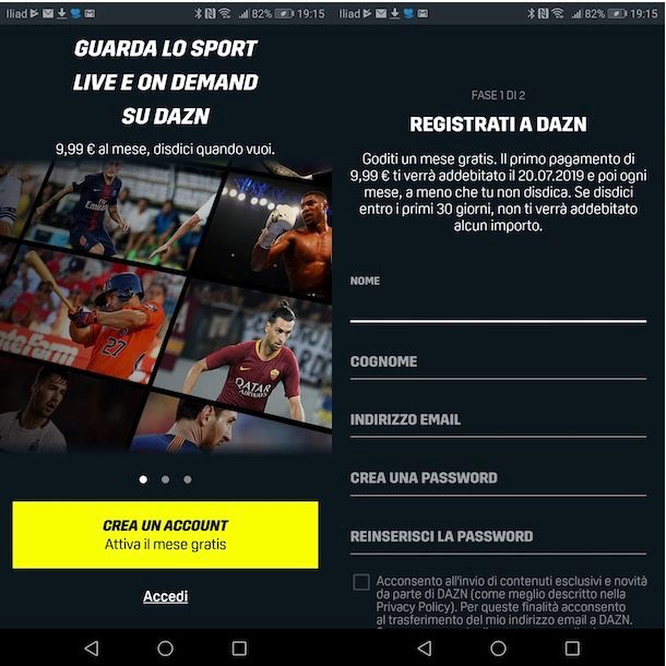 Come vedere le partite gratis su Android Salvatore Aranzulla