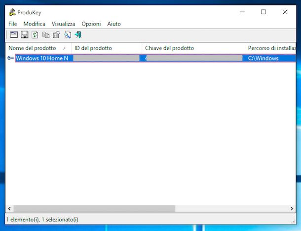 NirSoft ProduKey Windows 10