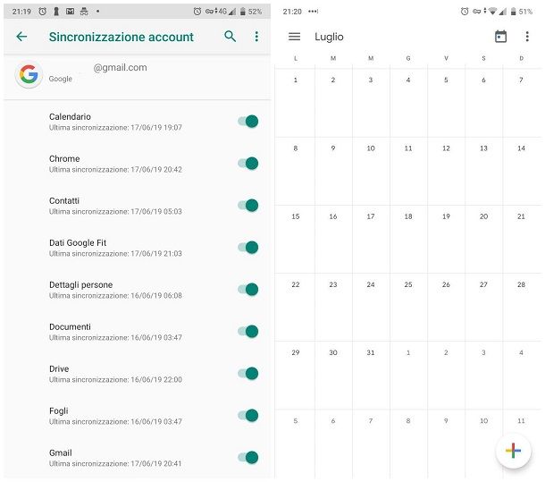 Come sincronizzare Google Calendar con Android