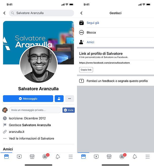 Come si mandano i suggerimenti di amicizia su Facebook