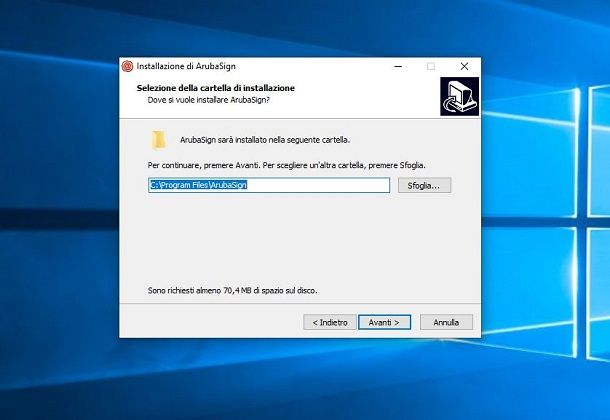 Installazione ArubaSign su Windows