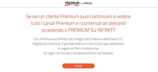 Mediaset su Infinity