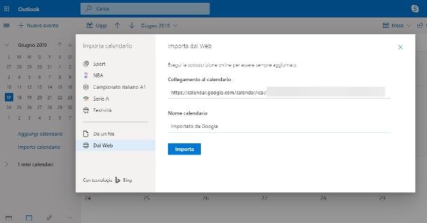 Come sincronizzare Google Calendar con Outlook.com