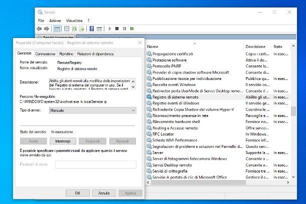 Come riavviare Windows 10 da remoto