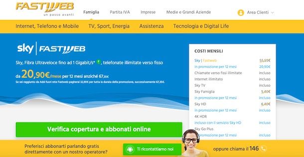 Sky e Fastweb