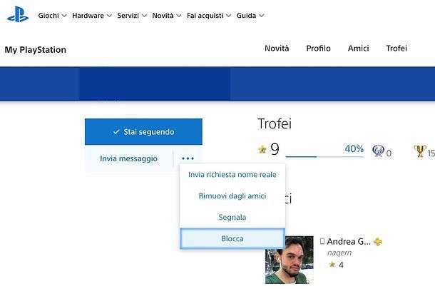 Come bloccare su PS4 da PC