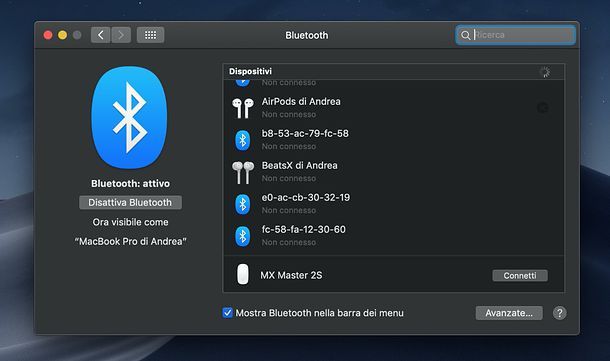 Installazione Logitech MX Master 2S su Mac