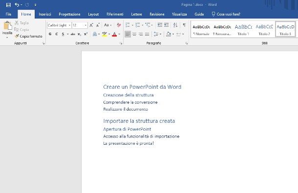 Come si fa un Power Point su Word per Windows