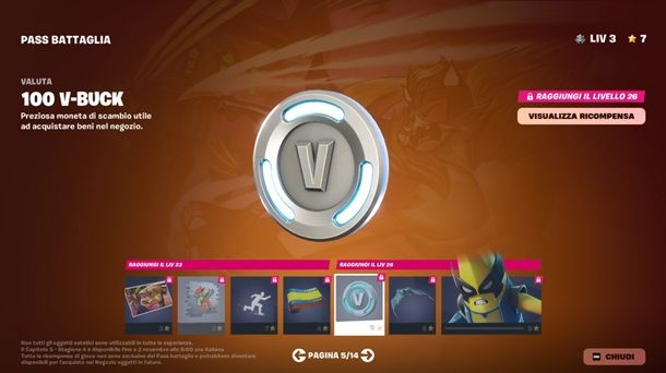 Shoppare gratis su Fortnite V-Buck Pass Battaglia