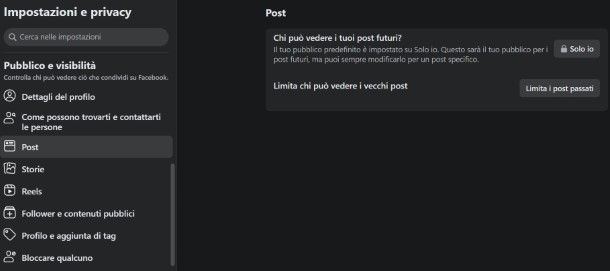 Come limitare visione foto Facebook da computer
