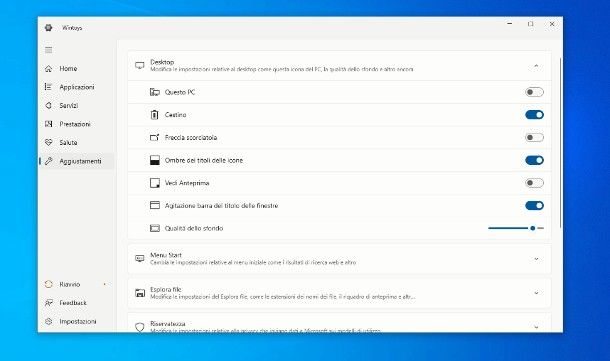 Come togliere icone dal desktop Windows 10