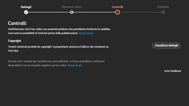 Come capire se un video YouTube ha il copyright