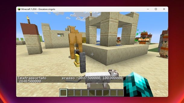 Teletrasporto Minecraft Java