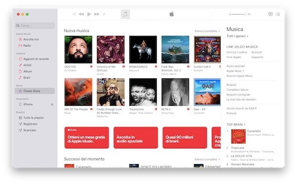 Come scaricare musica da iTunes gratis