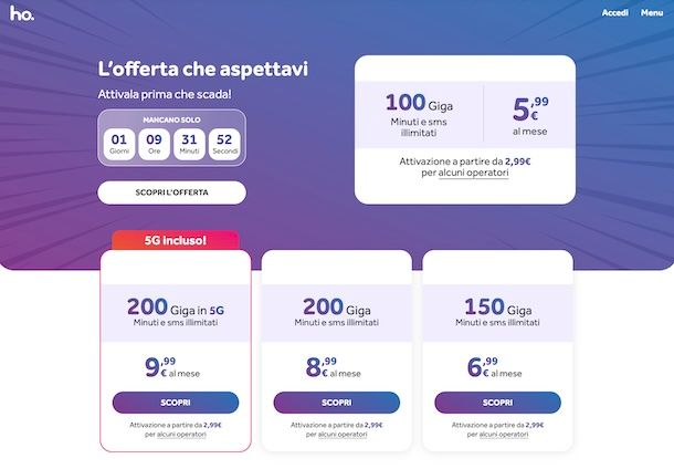 Offerte ho