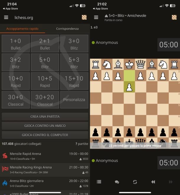 Scacchi Online Multiplayer Chess Hotel Gameplay Ita - Partitella a  Scacchi!? 