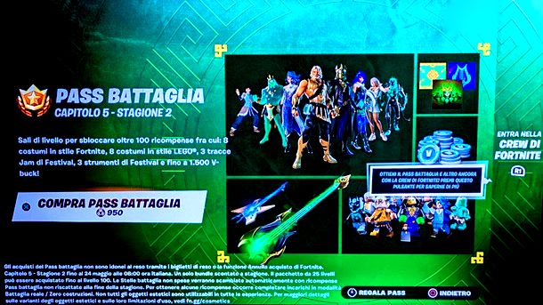 Come regalare Pass Battaglia Fortnite PS5