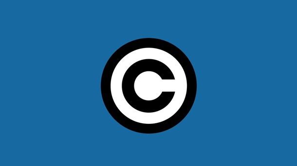 Verificare le condizioni d'uso copyright