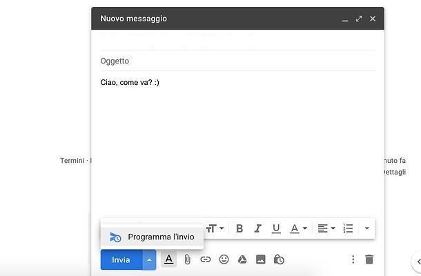 Programmazione Gmail