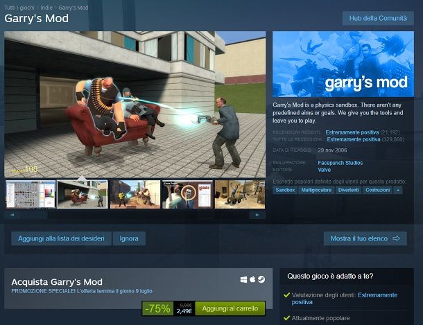 Garry's Mod Steam