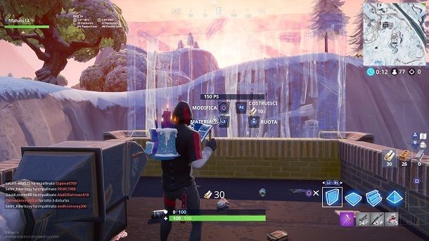 Modalità Costruzione Fortnite PS4