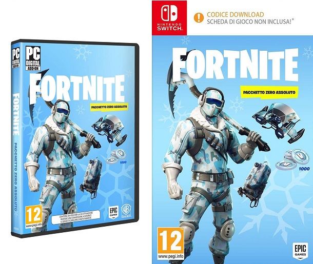 Pacchetto Zero Assoluto Fortnite