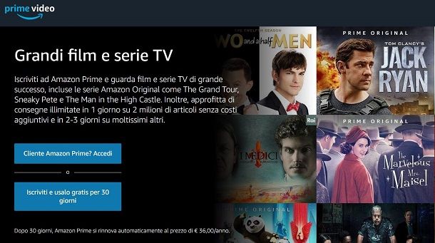 Prime video prezzi