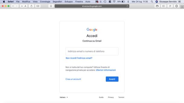 Gmail login
