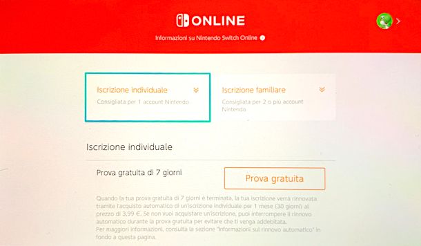 Nintendo Switch Online