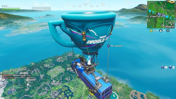 Zona atterraggio Fortnite