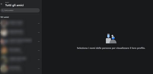 Come visualizzare gli amici su Facebook