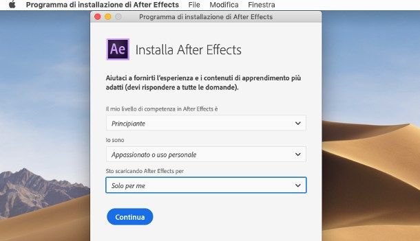 Come scaricare After Effects gratis su Mac