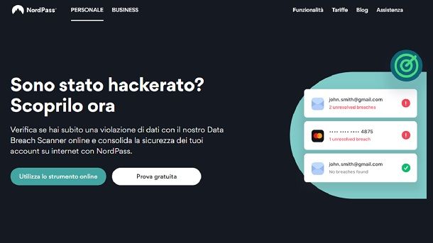 NordPass Sono stato hackerato