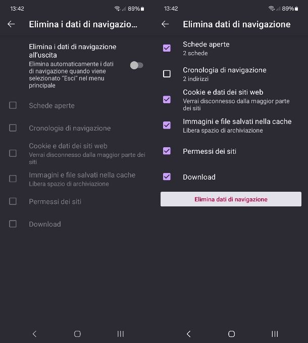 Come bloccare cancellazione cronologia Firefox