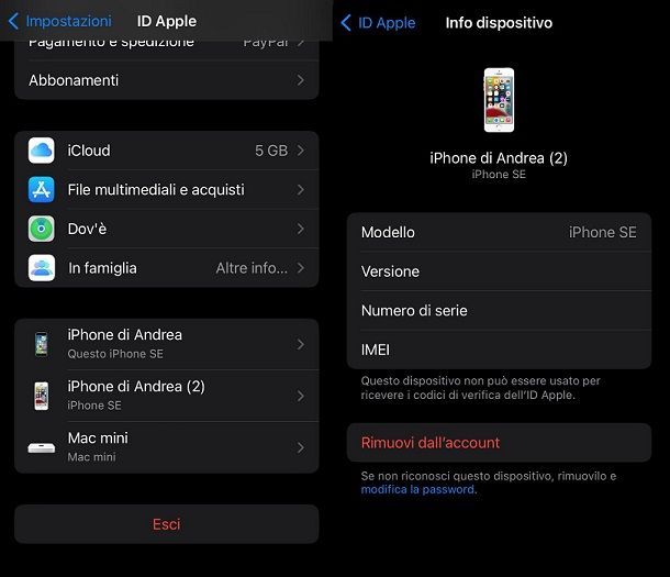 Come dissociare due iPhone con lo stesso ID