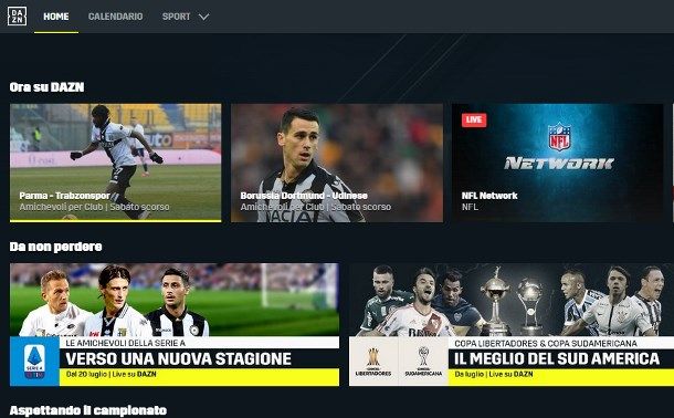 Vedere la Serie A su DAZN