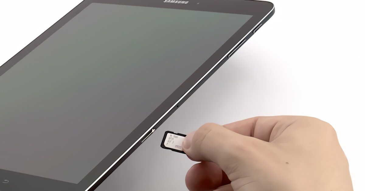 Come inserire SIM tablet Samsung