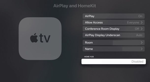Come attivare AirPlay su Apple TV