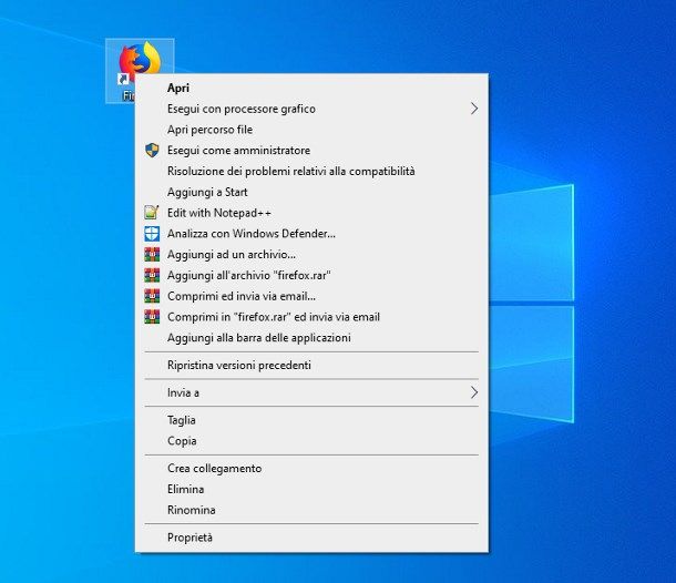 Eliminare un’icona dal desktop di Windows 10